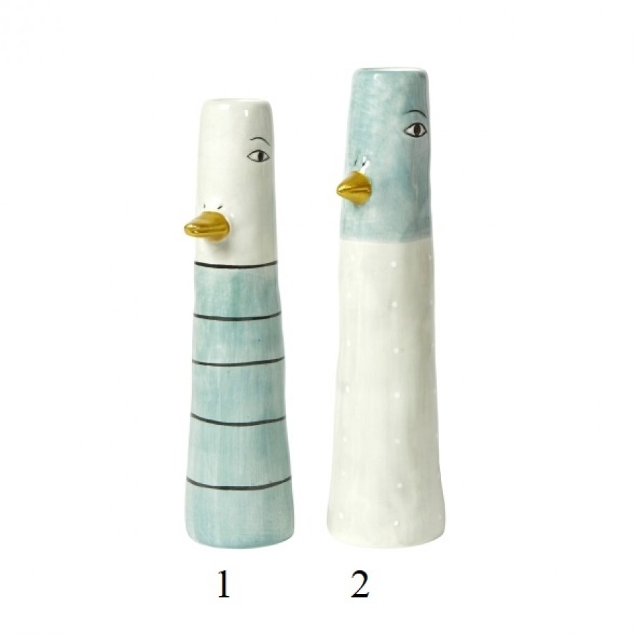 Keramik and høj grøn/grøn, 18cm, Nr. 2