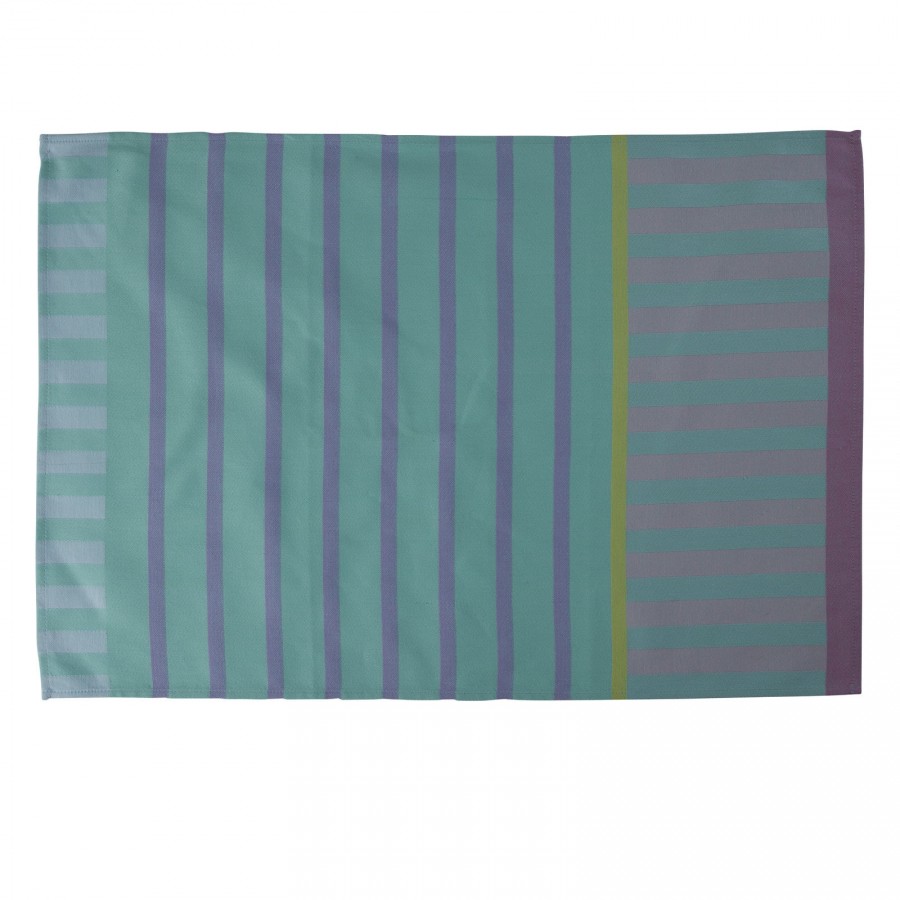 Viskestykke mint strib