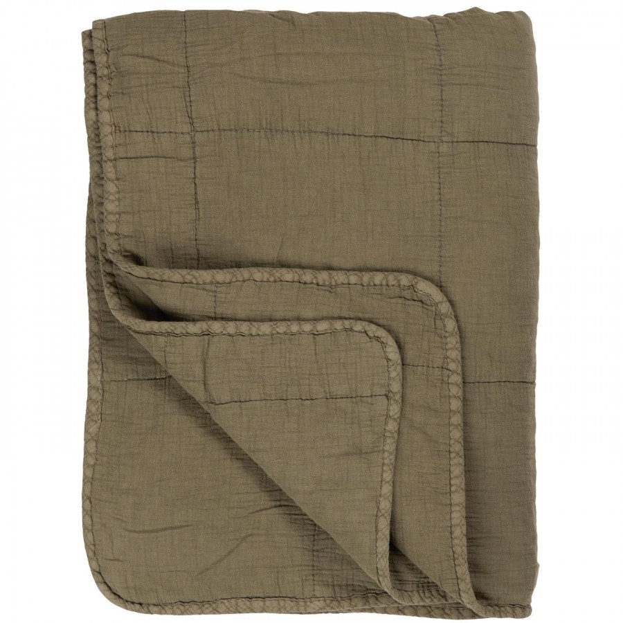 Vintage Quilt - Oliven 130x180 cm