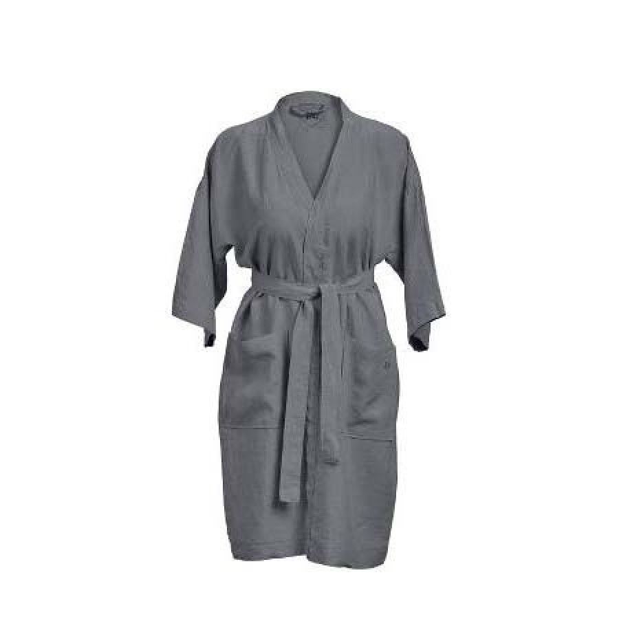 Zone Inu Hør Kimono One Size Grey