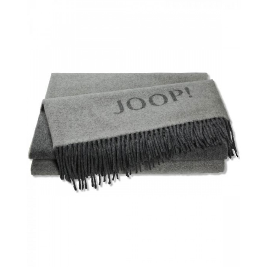 Joop! doubleface plaid grå 130x180
