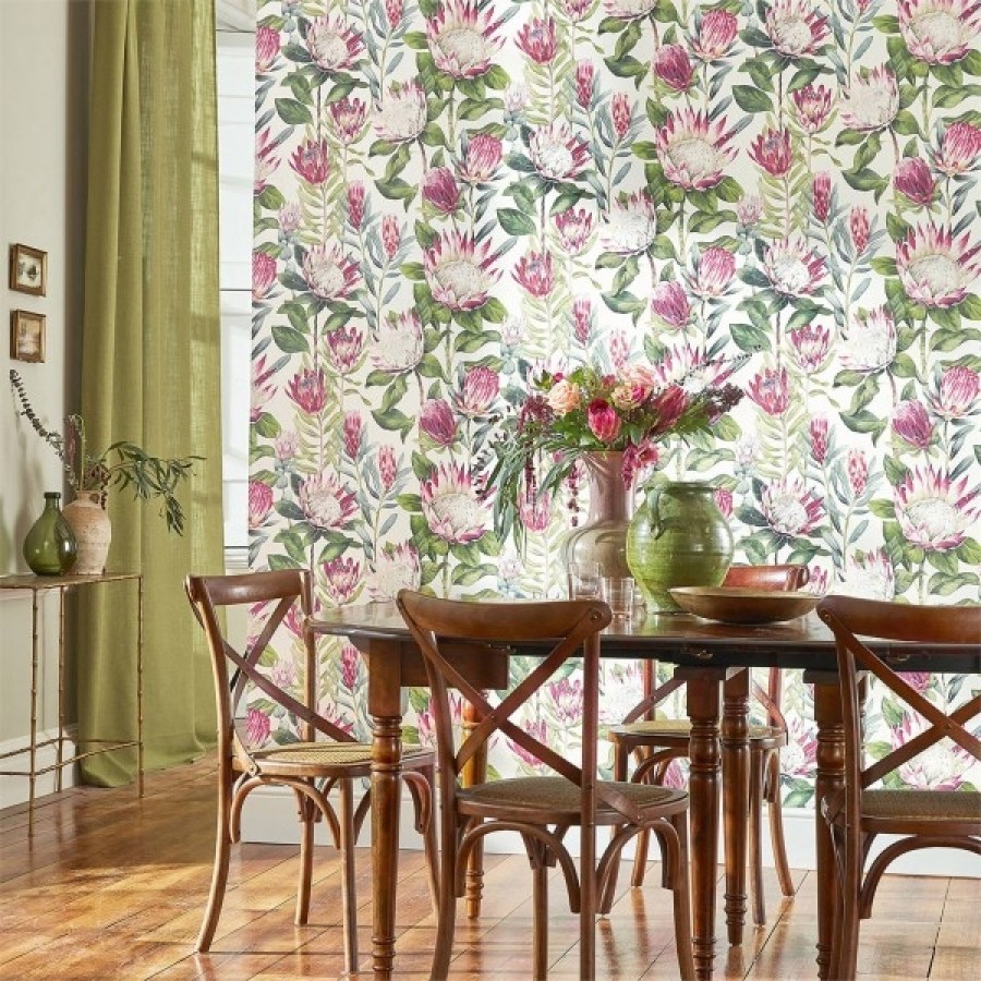 Sanderson King Protea Tapet 10,05 mtr pr. Rulle