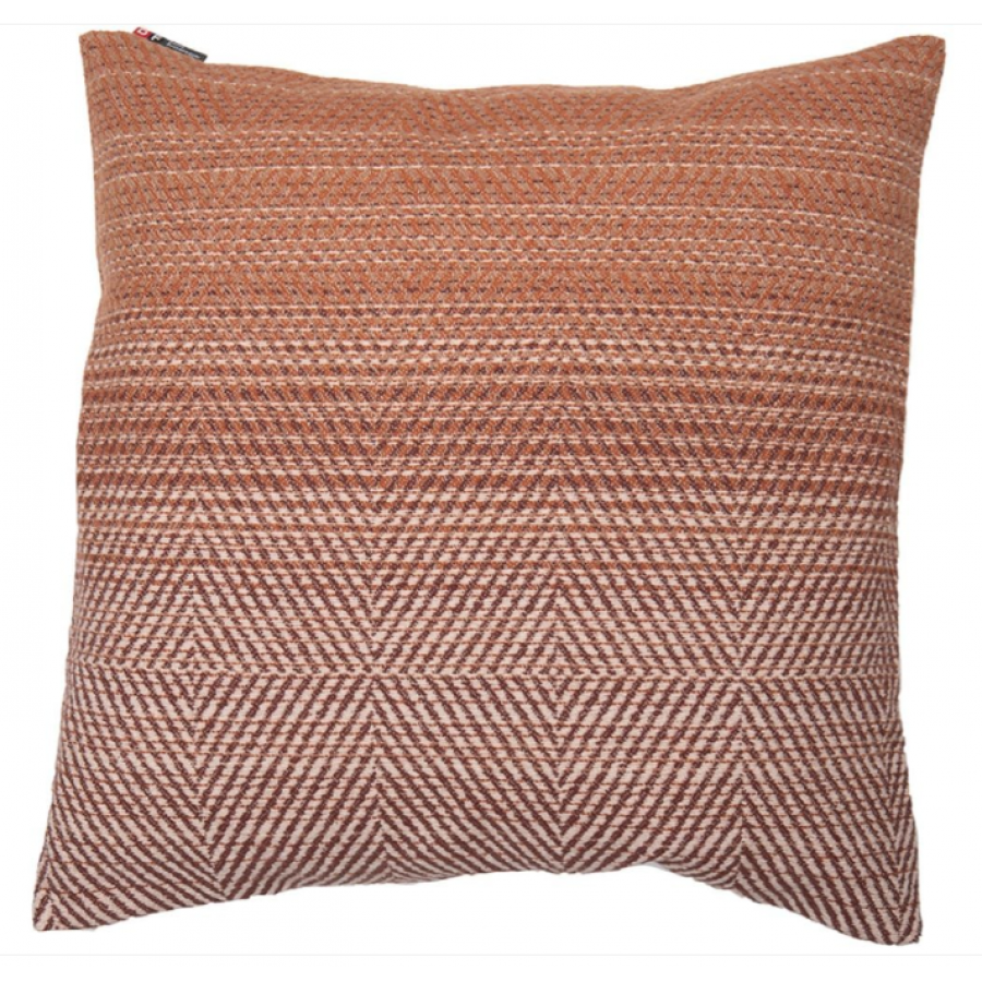 Nova pudebetræk 50x50 Terracotta/blomme