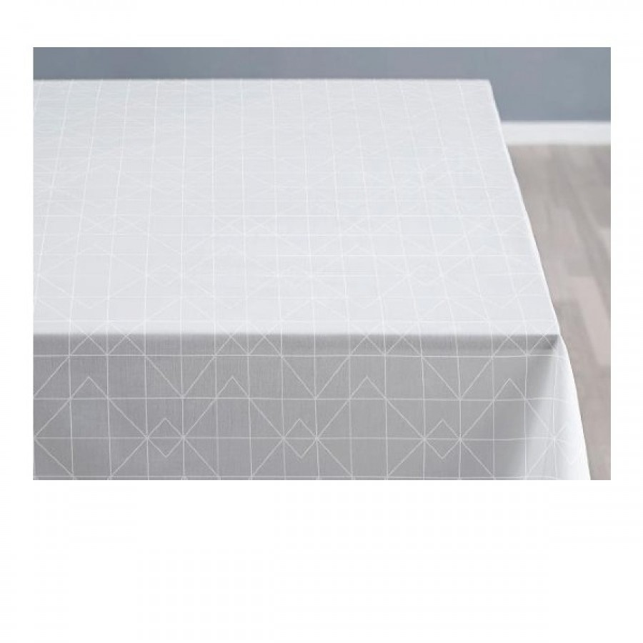 Södahl Organic Refined Damask Dug hvid160x320