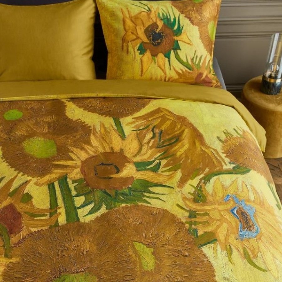 VINCENT VAN GOGH Sengesæt Sunflowers 140x200