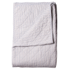 Quilt Ethnic Strib Dusty Blue/White 140x220cm