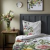 Økologisk Sengesæt Flower Garden-Hvid-140x200 