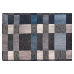 Dækkeserviet - Block Grey/Blue 33x48