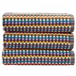 Carnaby Stripe Håndklæde Multi, 50x100
