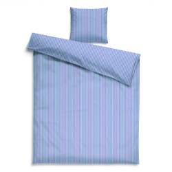 Sengesæt Pinstribe Percale 140x200 Lavendel